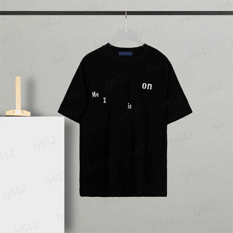 Black Mens Tops Summer Spring Fashion Loose Casual Luxury Brand Classic Letter Logo Round Neck Short Sleeve Cotton T-shirt Male Clothes 2 Colors
Black Mens Tops Summer Spring Fashion Loose Casual Luxury Brand Classic Letter Logo Round Neck Short Sleeve Cotton T-shirt Male Clothes 2 Colors
