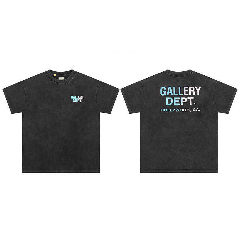 High-quality worn-out wash gradient color letter-printed round neck short-sleeved T-shirt
High-quality worn-out wash gradient color letter-printed round neck short-sleeved T-shirt