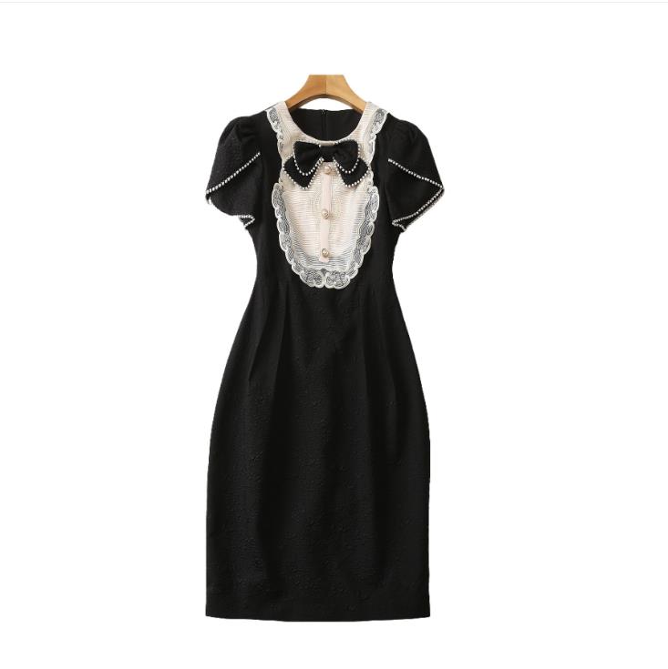 422 XXL 2023 Runway Dress Spring Summer Dress Brand Same Style Empire Crew Neck Short Sleeve Black Beads Womens Dress Fashion 20231144
422 XXL 2023 Runway Dress Spring Summer Dress Brand Same Style Empire Crew Neck Short Sleeve Black Beads Womens Dress Fashion 20231144