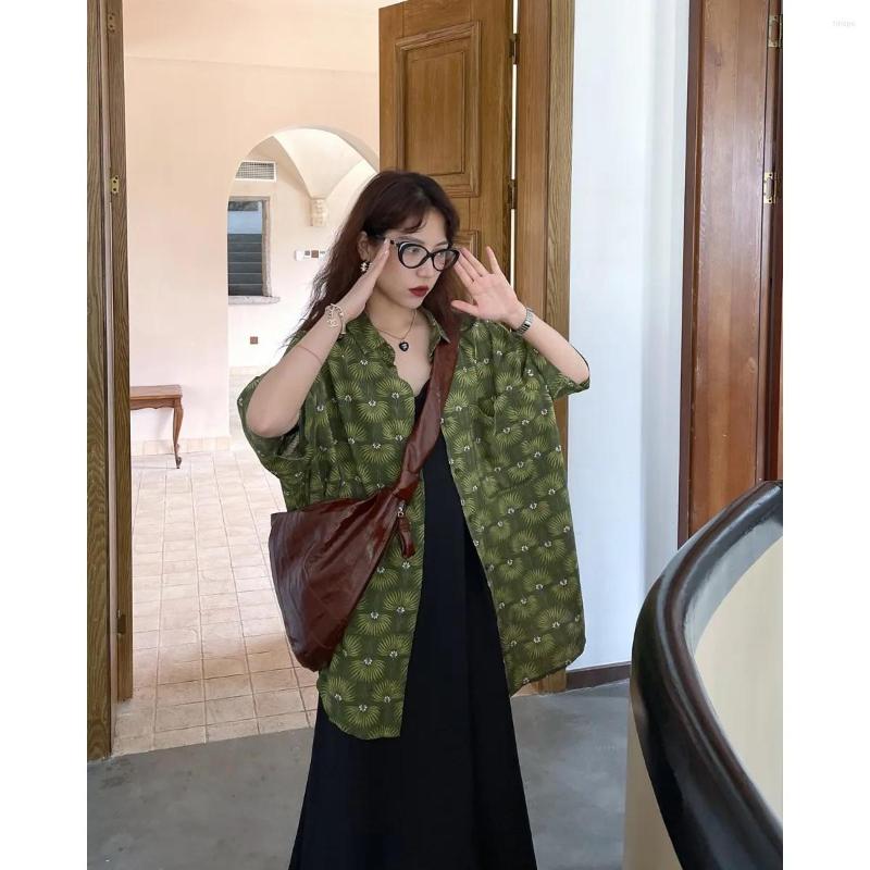 Women' Blouses Vintage Japanese Short Sleeve T-Shirt Chiffon Print Tops Design Chic Loose Casual Summer Women' Clothing, Green
Women' Blouses Vintage Japanese Short Sleeve T-Shirt Chiffon Print Tops Design Chic Loose Casual Summer Women' Clothing, Green