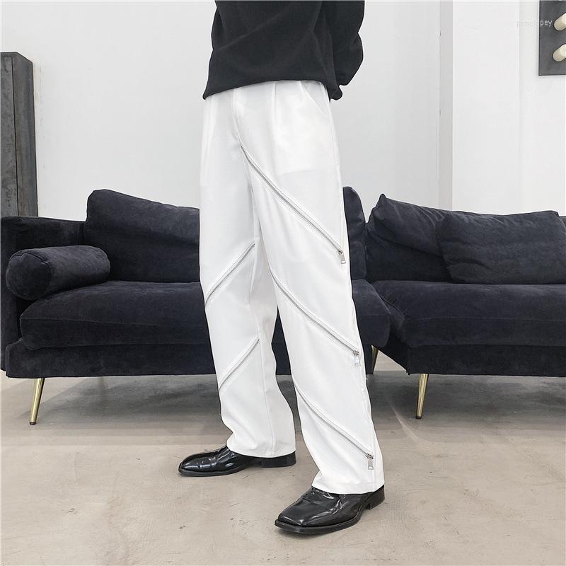 Men's Pants Spring Personality Men's Small Many Zipper Casual Summer Korean Male Loose Straight Suit Hair Stylist Trousers, Black
Men's Pants Spring Personality Men's Small Many Zipper Casual Summer Korean Male Loose Straight Suit Hair Stylist Trousers, Black
