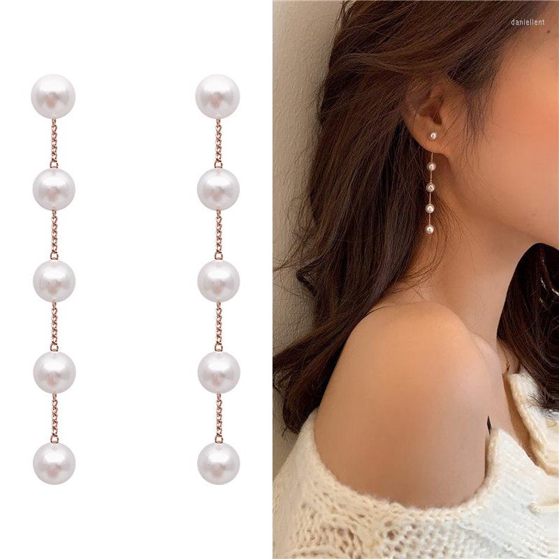 Dangle Earrings Trend Simulation Pearl Long Female Wedding Pendant Fashion Korean Jewelry Party Accessories
Dangle Earrings Trend Simulation Pearl Long Female Wedding Pendant Fashion Korean Jewelry Party Accessories