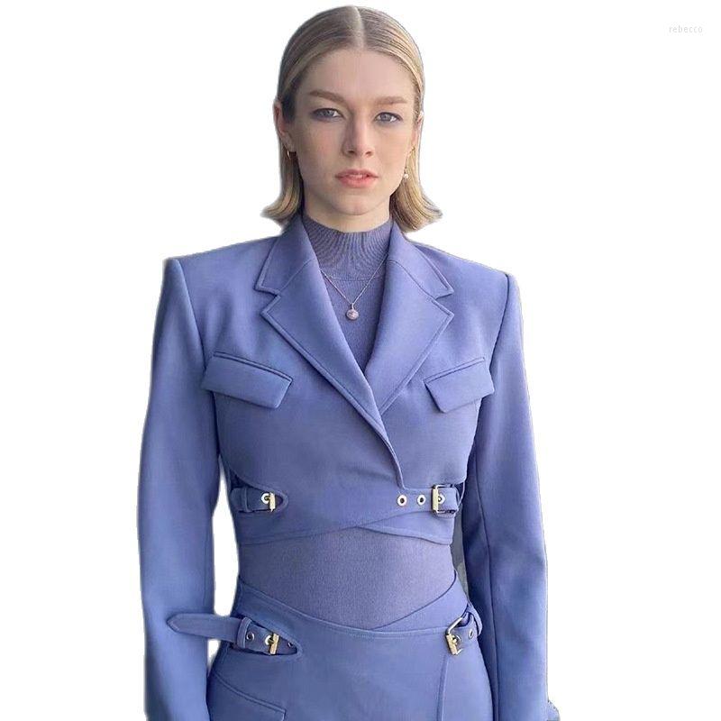 Two Piece Dress Women' Suit With A Skirt Schafer Same Style Violet Lace-Up Button Short Jacket Elegant Slim Fit Casual Sets, Lavender
Two Piece Dress Women' Suit With A Skirt Schafer Same Style Violet Lace-Up Button Short Jacket Elegant Slim Fit Casual Sets, Lavender