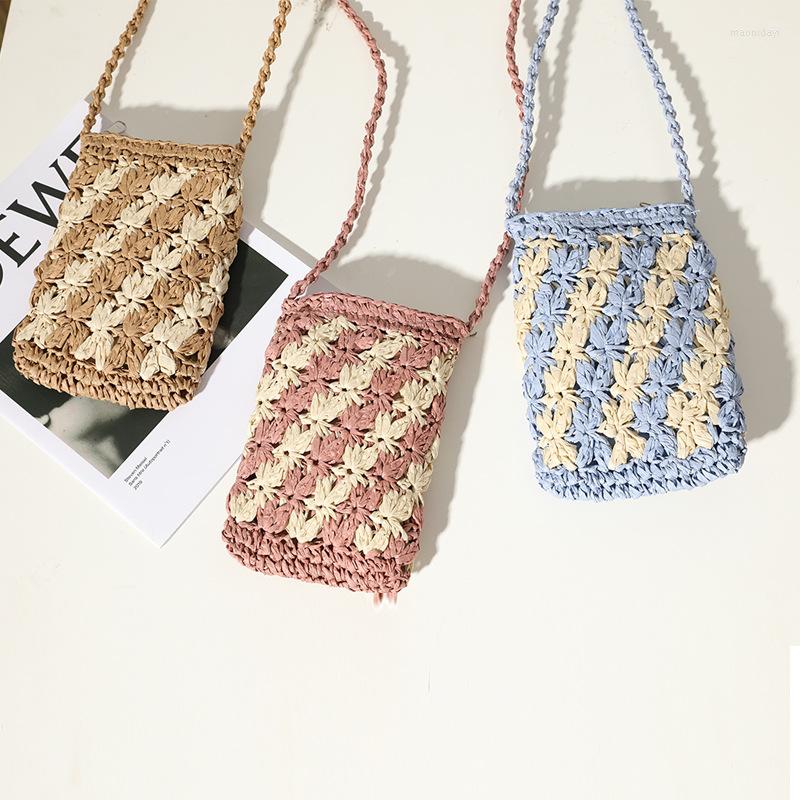 Evening Bags Fashion Mini Straw Woven Shoulder Women Flower Stitching Color Mobile Phone Bag Casual Hand-woven Crossbody Lady Purse, Black
Evening Bags Fashion Mini Straw Woven Shoulder Women Flower Stitching Color Mobile Phone Bag Casual Hand-woven Crossbody Lady Purse, Black