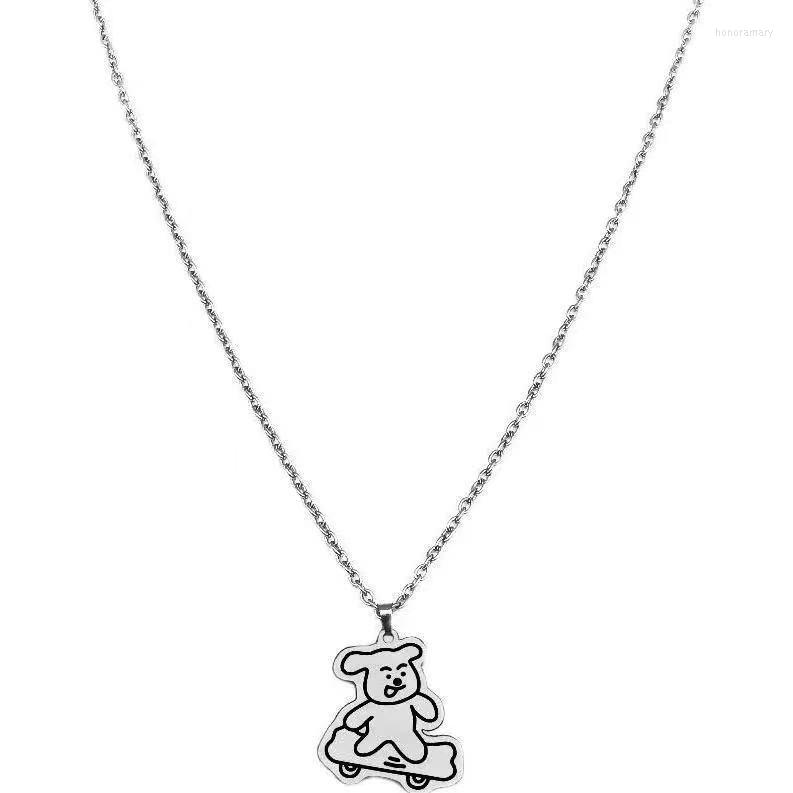 Chains Skateboard Dog Necklace Niche Design Cute Earth Cool Cartoon Pendant Student Sweatshirt Chain Long Model
Chains Skateboard Dog Necklace Niche Design Cute Earth Cool Cartoon Pendant Student Sweatshirt Chain Long Model