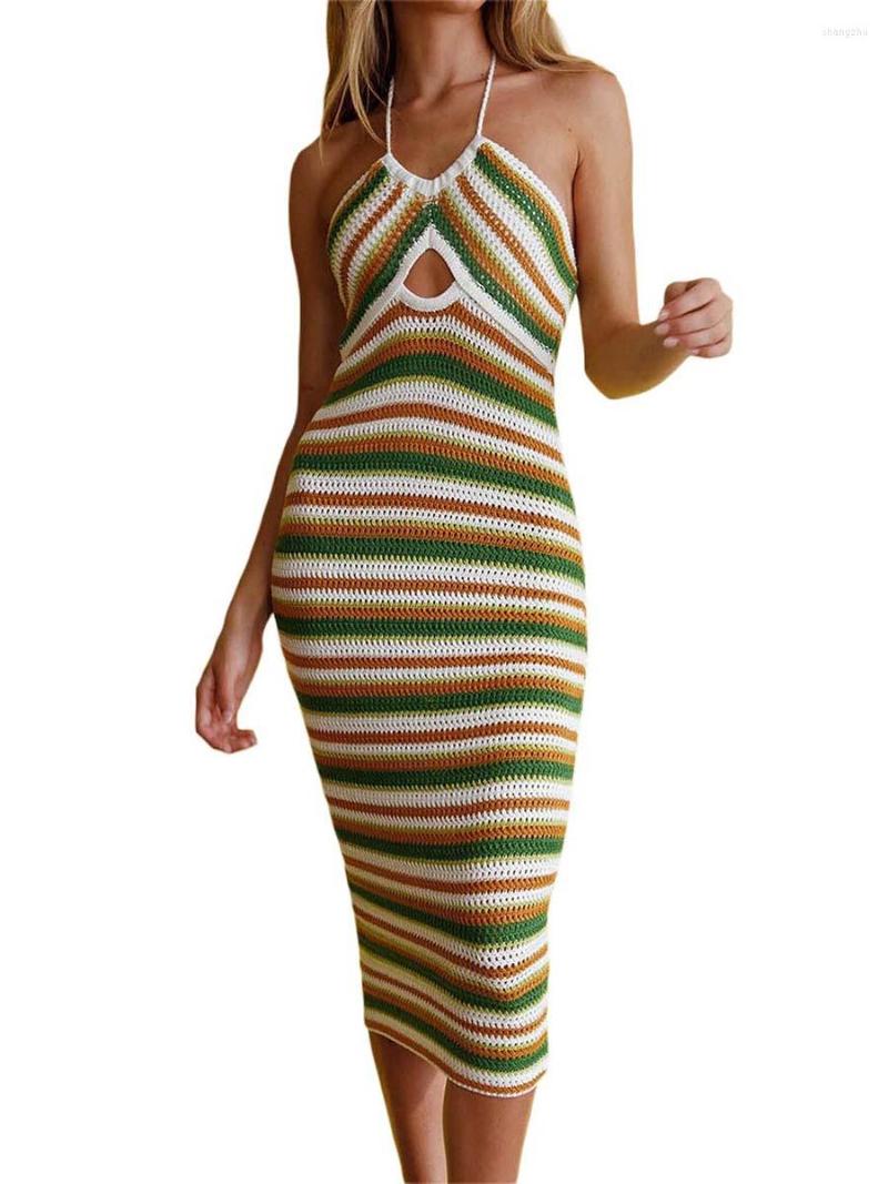 Casual Dresses Women Sexy Sleeveless Dress Crochet Knit High Slit Long Y2K Hollow Out Es Summer Stresswear, Halter orange
Casual Dresses Women Sexy Sleeveless Dress Crochet Knit High Slit Long Y2K Hollow Out Es Summer Stresswear, Halter orange