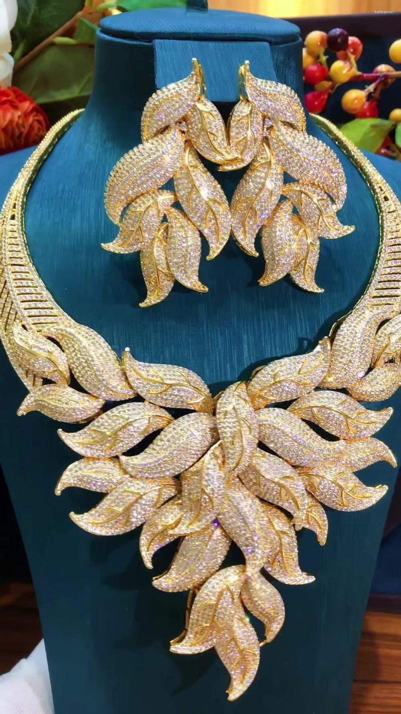 Necklace Earrings Set GODKI Luxury Gougeous Wedding Big Gold Bangle Ring For Women Cubic Zirconia Dubai Bridal Jewelry, Picture shown
Necklace Earrings Set GODKI Luxury Gougeous Wedding Big Gold Bangle Ring For Women Cubic Zirconia Dubai Bridal Jewelry, Picture shown