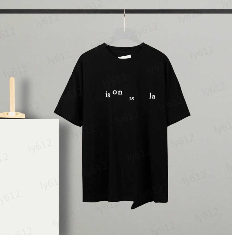 Summer Spring Black Designer Mens T Shirts Fashion Leisure Luxury Irregular Stitching Digital Round Neck Pure Cotton Short Sleeves Male Clothing Tops 0206
Summer Spring Black Designer Mens T Shirts Fashion Leisure Luxury Irregular Stitching Digital Round Neck Pure Cotton Short Sleeves Male Clothing Tops 0206