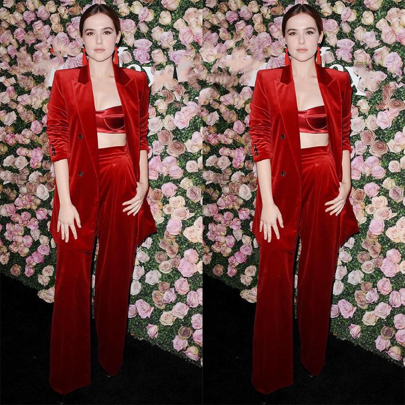 Two Piece Dress Spring Winter Red Velvet Mother Of The Bride Pants Suits Women Business Formal Work Wear 2 Sets Office Uniform, Gold
Two Piece Dress Spring Winter Red Velvet Mother Of The Bride Pants Suits Women Business Formal Work Wear 2 Sets Office Uniform, Gold