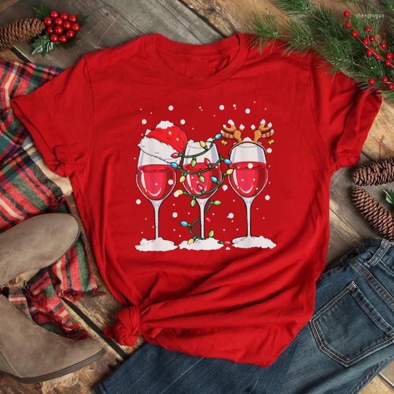 Women's T Shirts Oversized T-shirt Christmas Wine Glass Print Shirt Year Women Tops Cartoon Female Holiday Y2k 2023 Trend Top, Bt9051-hs
Women's T Shirts Oversized T-shirt Christmas Wine Glass Print Shirt Year Women Tops Cartoon Female Holiday Y2k 2023 Trend Top, Bt9051-hs