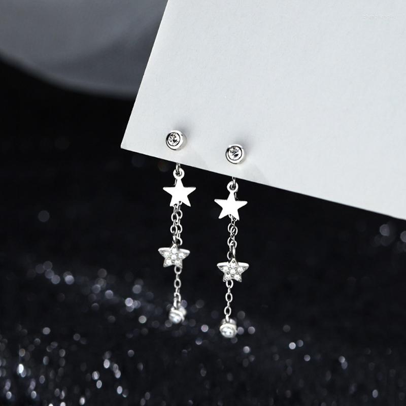 Dangle Earrings Tassel Star Water Drop Ear Line Long Real 925 Silver Needle For Women Dainty Simple Jewelry Aesthetic Glitter 
Dangle Earrings Tassel Star Water Drop Ear Line Long Real 925 Silver Needle For Women Dainty Simple Jewelry Aesthetic Glitter