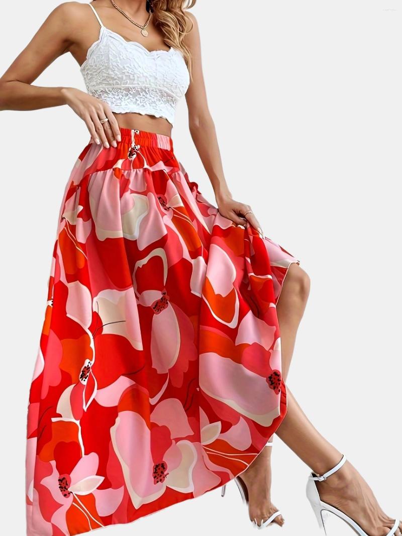 Skirts Women's Clothing: Elegant Floral Printed - Casual Fashion Slim For All Seasons, Multicolor
Skirts Women's Clothing: Elegant Floral Printed - Casual Fashion Slim For All Seasons, Multicolor