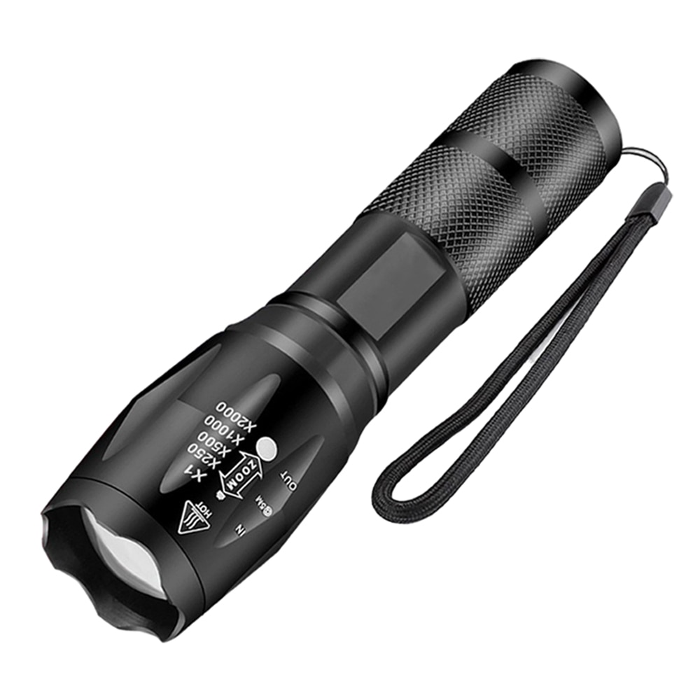 High Power Led Flashlights Camping Torches 5 Lighting Modes Aluminum Alloy Zoomable Light Waterproof Material Use 3 AAA Batteries
High Power Led Flashlights Camping Torches 5 Lighting Modes Aluminum Alloy Zoomable Light Waterproof Material Use 3 AAA Batteries
