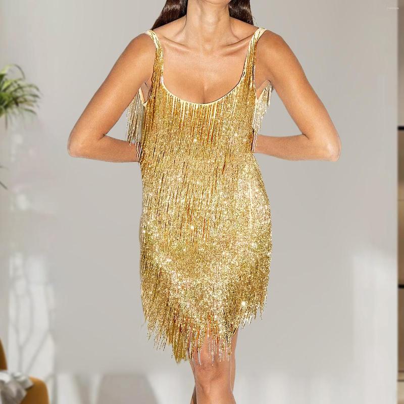 Casual Dresses Short Fringed Backless Sparkly Dress Women Sleeveless Suspender Spaghetti Strap With Zipper Comfortable Holiday Party, Gold
Casual Dresses Short Fringed Backless Sparkly Dress Women Sleeveless Suspender Spaghetti Strap With Zipper Comfortable Holiday Party, Gold