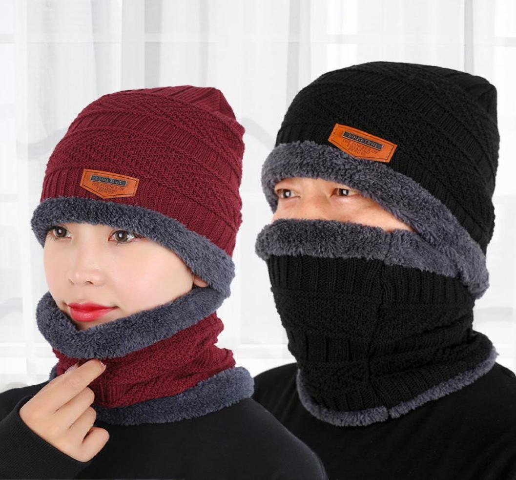 Winter Men Women Hat Knitted Winter Cap Beanie Female Thick Wool Neck ScarfBalaclava Mask Bonnet Hats Set5425371
Winter Men Women Hat Knitted Winter Cap Beanie Female Thick Wool Neck ScarfBalaclava Mask Bonnet Hats Set5425371