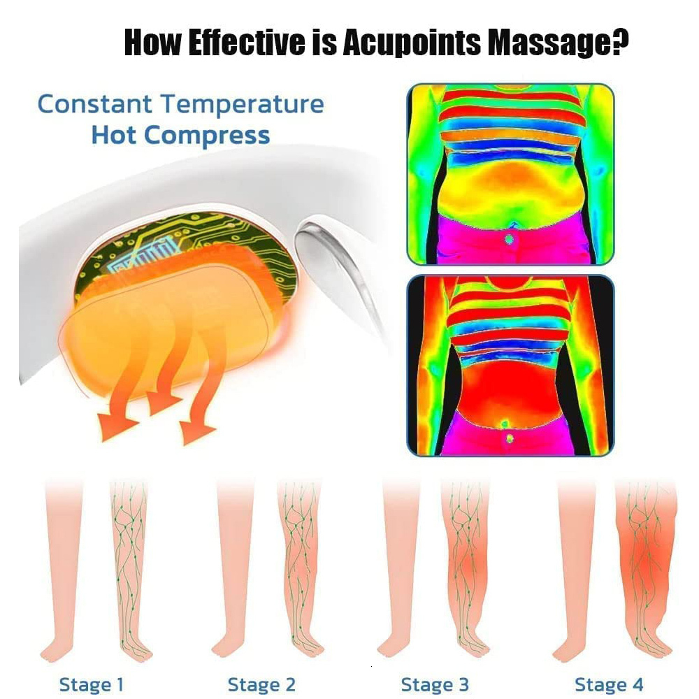 Other Massage Items EMS Neck r Cervical r TENS Electric Pulse Pain Relief Heating Therapy Lymphatic r Relax 230508