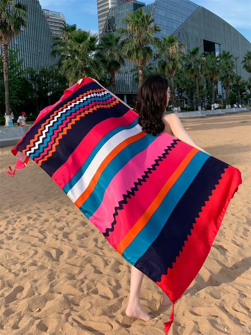 Scarves 1Pc 180X90Cm Women Fashion Exquisite Shawl Summer All-Match Beach Female Sun Protection Ethnic Style Scarf
Scarves 1Pc 180X90Cm Women Fashion Exquisite Shawl Summer All-Match Beach Female Sun Protection Ethnic Style Scarf