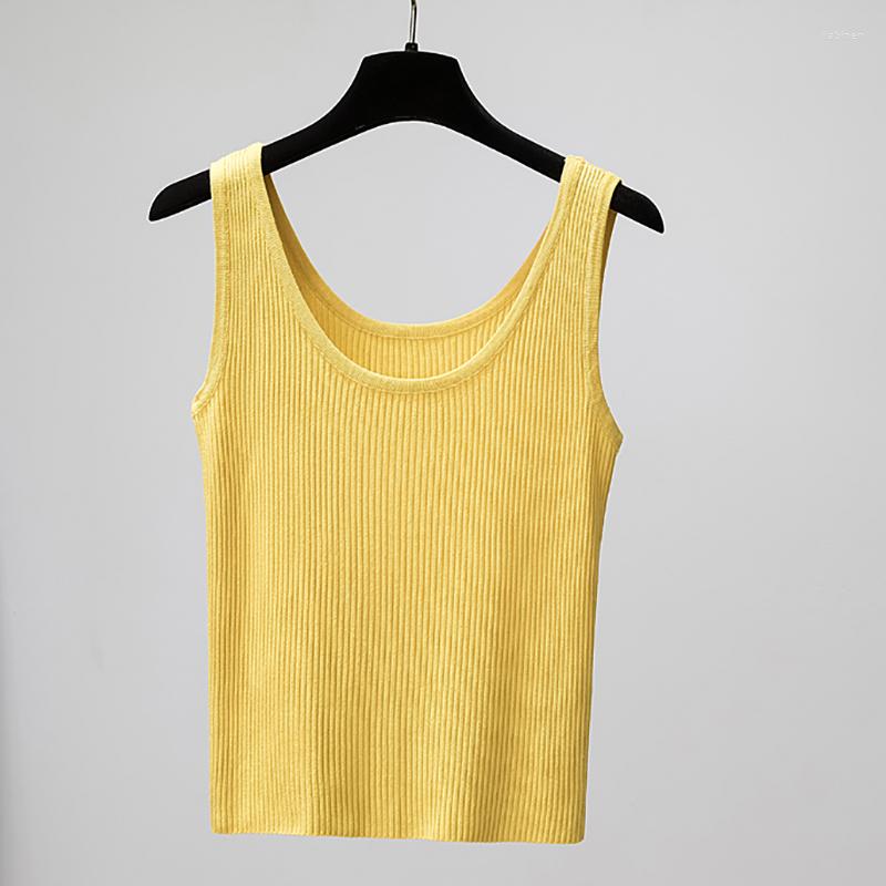 Women's Tanks Thin Knitted Tank Tops Women 2023 Summer Sleeveless Slim Camisole Elasticity Womens Clothing Halter Top Cropped Feminino, Black
Women's Tanks Thin Knitted Tank Tops Women 2023 Summer Sleeveless Slim Camisole Elasticity Womens Clothing Halter Top Cropped Feminino, Black