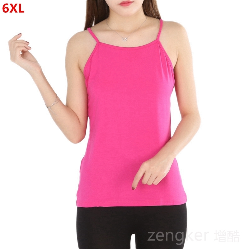 Camisoles Tanks Summer women's plus size modal elastic front back thin camisole bottoming shirt Camis tops for women 6XL 5XL 230508, Black
Camisoles Tanks Summer women's plus size modal elastic front back thin camisole bottoming shirt Camis tops for women 6XL 5XL 230508, Black