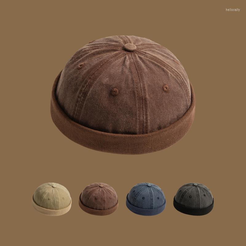 Berets Retro Cowboy Beanie Men Women Skullcap Sailor Cap Matching Rolled Cuff Bucket Brimless Hat Solid Color Cotton, Army green
Berets Retro Cowboy Beanie Men Women Skullcap Sailor Cap Matching Rolled Cuff Bucket Brimless Hat Solid Color Cotton, Army green