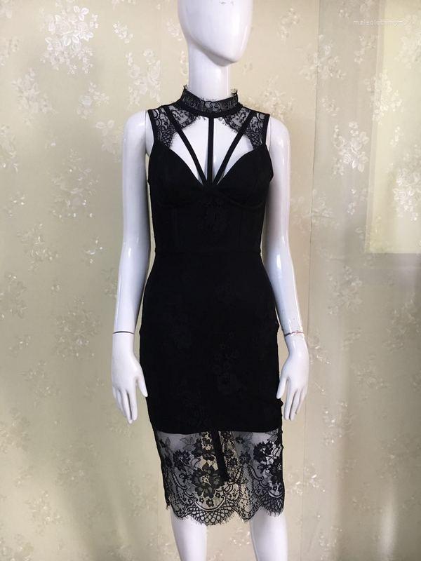 Casual Dresses 2023 Fashion Elegant Lace Patchwork Sleeveless Wholesale Women Bodycon Celebrity Bandage Dress, Picture shown
Casual Dresses 2023 Fashion Elegant Lace Patchwork Sleeveless Wholesale Women Bodycon Celebrity Bandage Dress, Picture shown