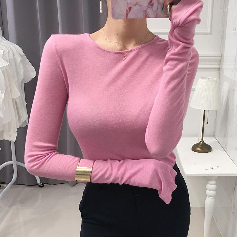 Women's T Shirts Thin Shirt Women Elastic Tee Femme Korean Style O-Neck Long Sleeve Top Autumn Slim Tshirt Womens Clothing Camiseta Mujer, Pink
Women's T Shirts Thin Shirt Women Elastic Tee Femme Korean Style O-Neck Long Sleeve Top Autumn Slim Tshirt Womens Clothing Camiseta Mujer, Pink