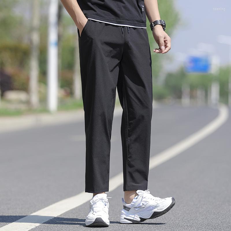 Men's Pants Summer Mens Casual Sports Cotton Soft Elasticity Loose Solid Thin Slim Fit Trousers Jogger Training Sweatpants Streetwear, Black
Men's Pants Summer Mens Casual Sports Cotton Soft Elasticity Loose Solid Thin Slim Fit Trousers Jogger Training Sweatpants Streetwear, Black
