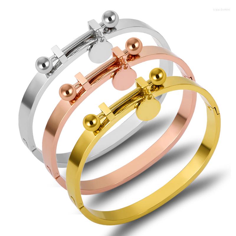 Bangle Stainless Steel Tag Bracelet Bangles Women Accessories Rose Gold Color Pulseiras Bracelets Classic Jewelry
Bangle Stainless Steel Tag Bracelet Bangles Women Accessories Rose Gold Color Pulseiras Bracelets Classic Jewelry