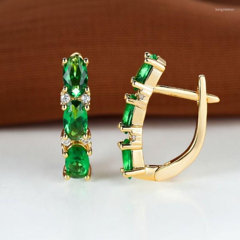 Dangle Earrings Trendy Elegant High Quality Inlay Hoop Round Green Zircon Crystal For Women Engagement Party Jewelry Gifts
Dangle Earrings Trendy Elegant High Quality Inlay Hoop Round Green Zircon Crystal For Women Engagement Party Jewelry Gifts