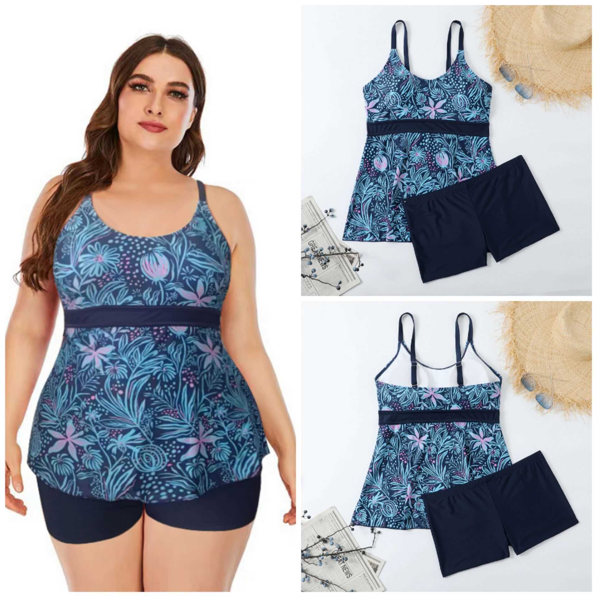 Women's Plus Size Swimwear 2023 New Women Floral Print Swimsuit Plus Size Swimwear for Women Swimsuit Large Bathing Suits Twopiece Z0508, Brown
Women's Plus Size Swimwear 2023 New Women Floral Print Swimsuit Plus Size Swimwear for Women Swimsuit Large Bathing Suits Twopiece Z0508, Brown