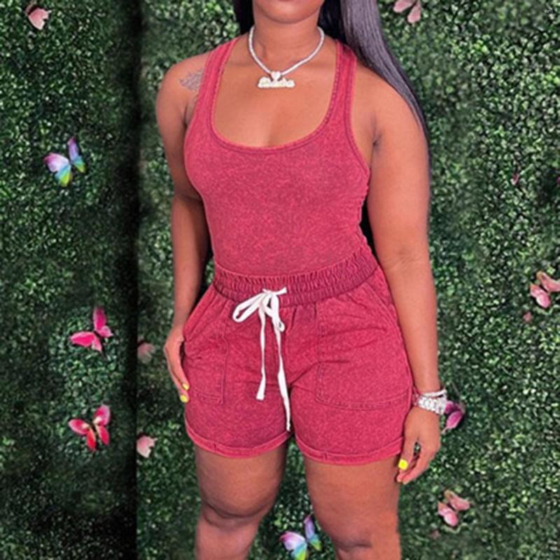 Women' Tracksuits Two Set Casual Solid Piece Women Summer Color Top U-Neck Spring Waist Tank & Shorts Cami Fashion Drawstring Workout, Black
Women' Tracksuits Two Set Casual Solid Piece Women Summer Color Top U-Neck Spring Waist Tank & Shorts Cami Fashion Drawstring Workout, Black
