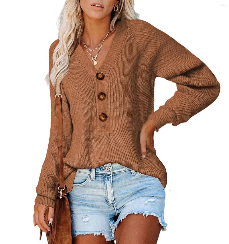 Women' Sweaters Women Knitted Plus Size V Neck Buttons Solid Casual Long Sleeve Loose Pullovers Female Ladies Jumper Knitting Tops 2023, White
Women' Sweaters Women Knitted Plus Size V Neck Buttons Solid Casual Long Sleeve Loose Pullovers Female Ladies Jumper Knitting Tops 2023, White