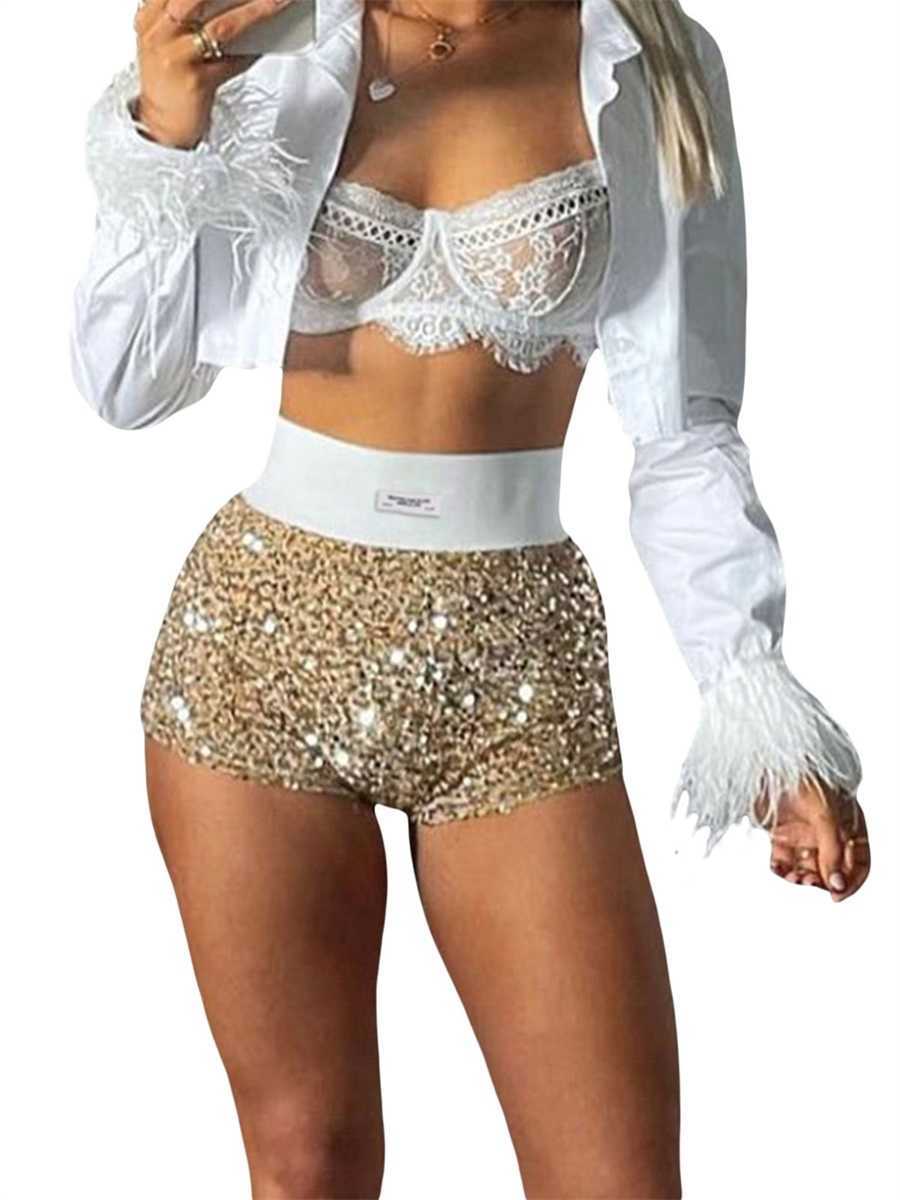 Women' Shorts Womens Shiny Sequin Shorts Sparkle High Waist Letter Print Slim Fit Short Pants AA230508
Women' Shorts Womens Shiny Sequin Shorts Sparkle High Waist Letter Print Slim Fit Short Pants AA230508