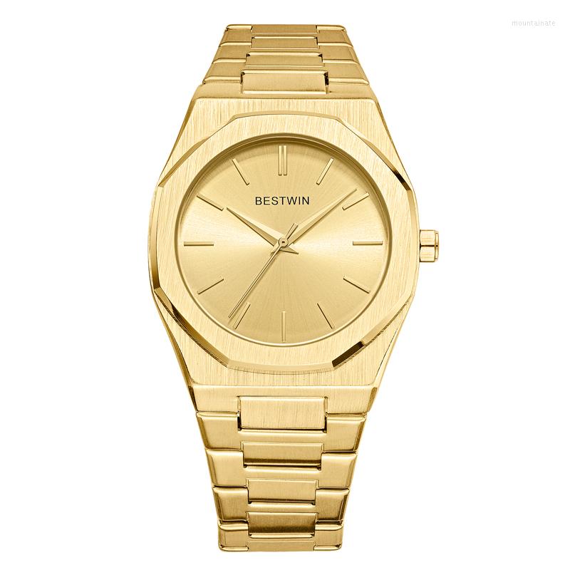 Wristwatches 2023 Luxury Man Wrist Watch 30 Life Waterproof Stainless Steel Golden Circle Quartz Clock The Leisure Business Style, Qt391-5
Wristwatches 2023 Luxury Man Wrist Watch 30 Life Waterproof Stainless Steel Golden Circle Quartz Clock The Leisure Business Style, Qt391-5