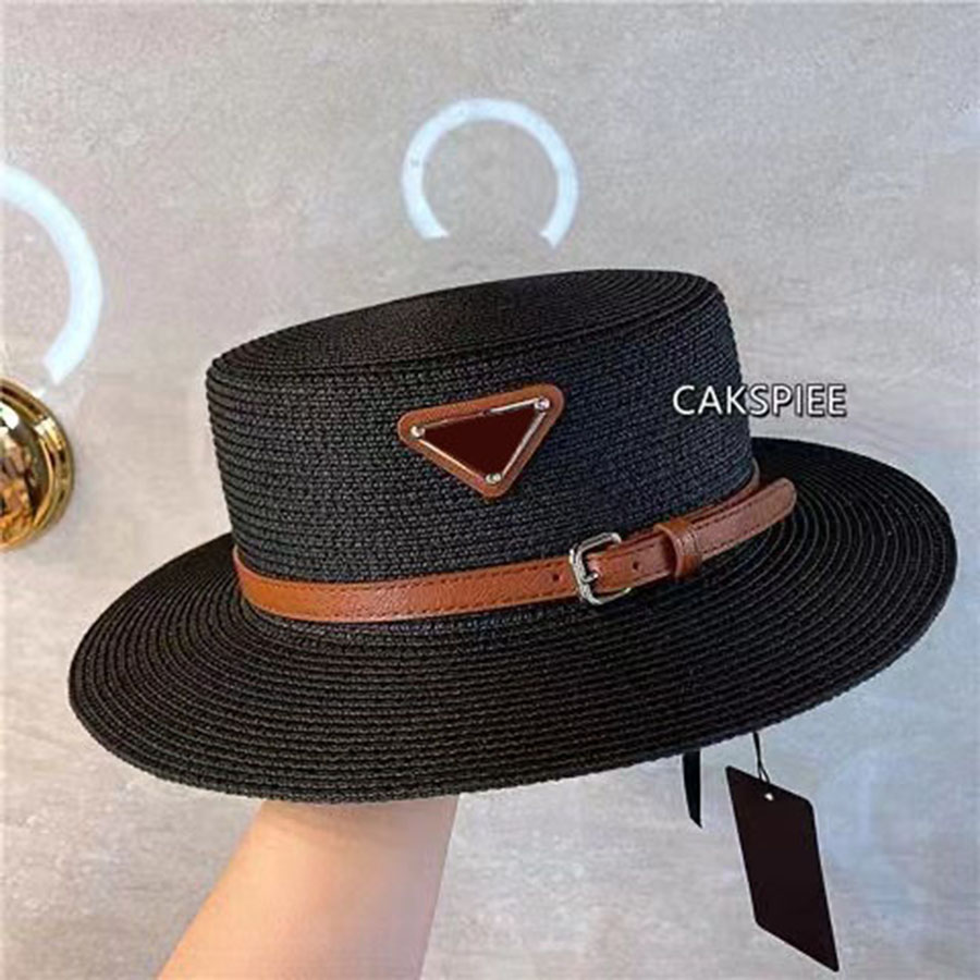 Straw Hat Designer Bucket Hat Summer Sunshade Hat Fashion Dress Hat 4 Options goods, Khaki 
Straw Hat Designer Bucket Hat Summer Sunshade Hat Fashion Dress Hat 4 Options goods, Khaki