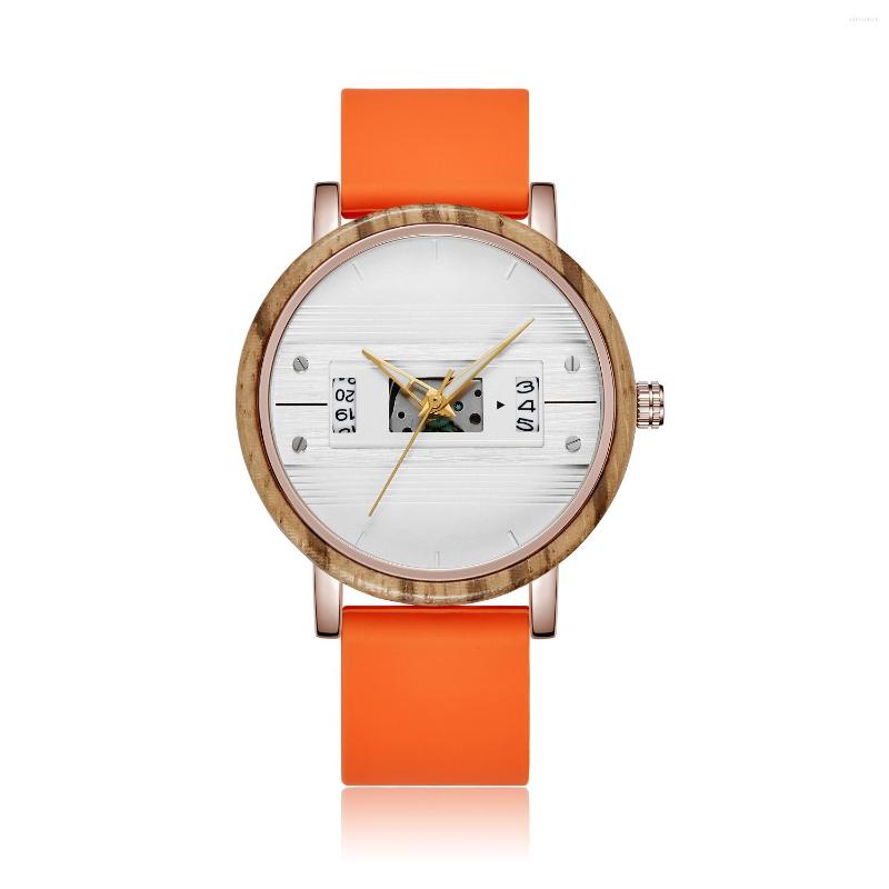 Wristwatches Men's Top Watch Creative Half For Men Quartz Leather Casual Wristwatch Reloj Hombre Relogio, Qt421-2
Wristwatches Men's Top Watch Creative Half For Men Quartz Leather Casual Wristwatch Reloj Hombre Relogio, Qt421-2