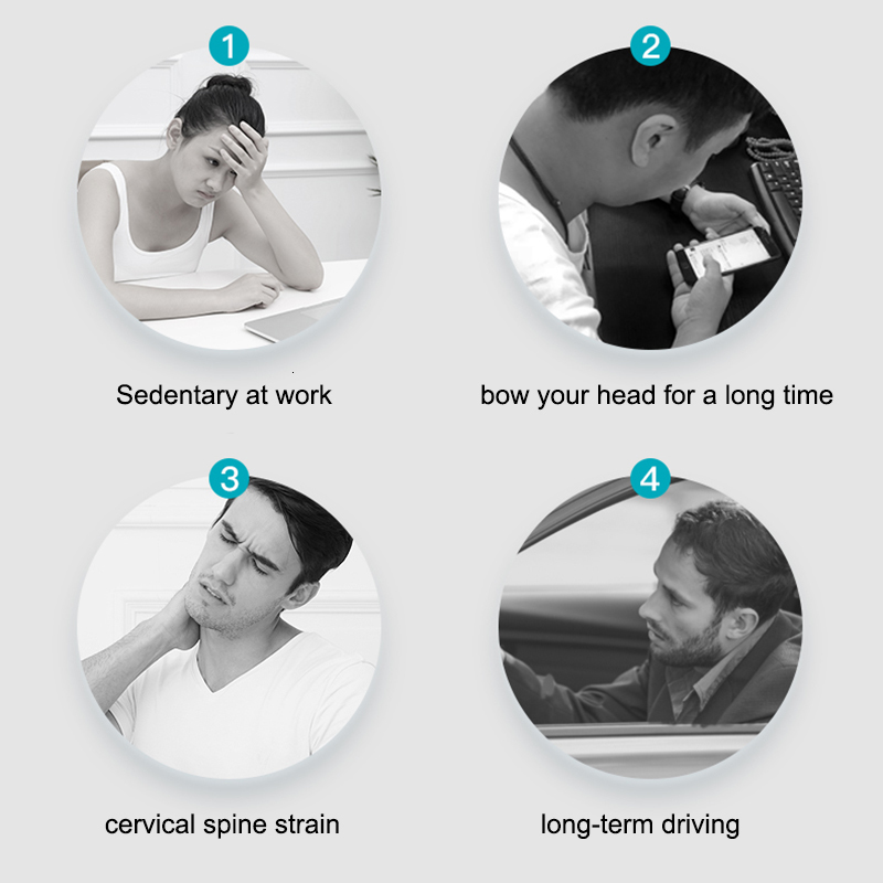 Massaging Neck Pillowws Massager Plastic Pressure Point Therapy Relieve HandWaistLegs Roller for Shoulder Trigger 230508