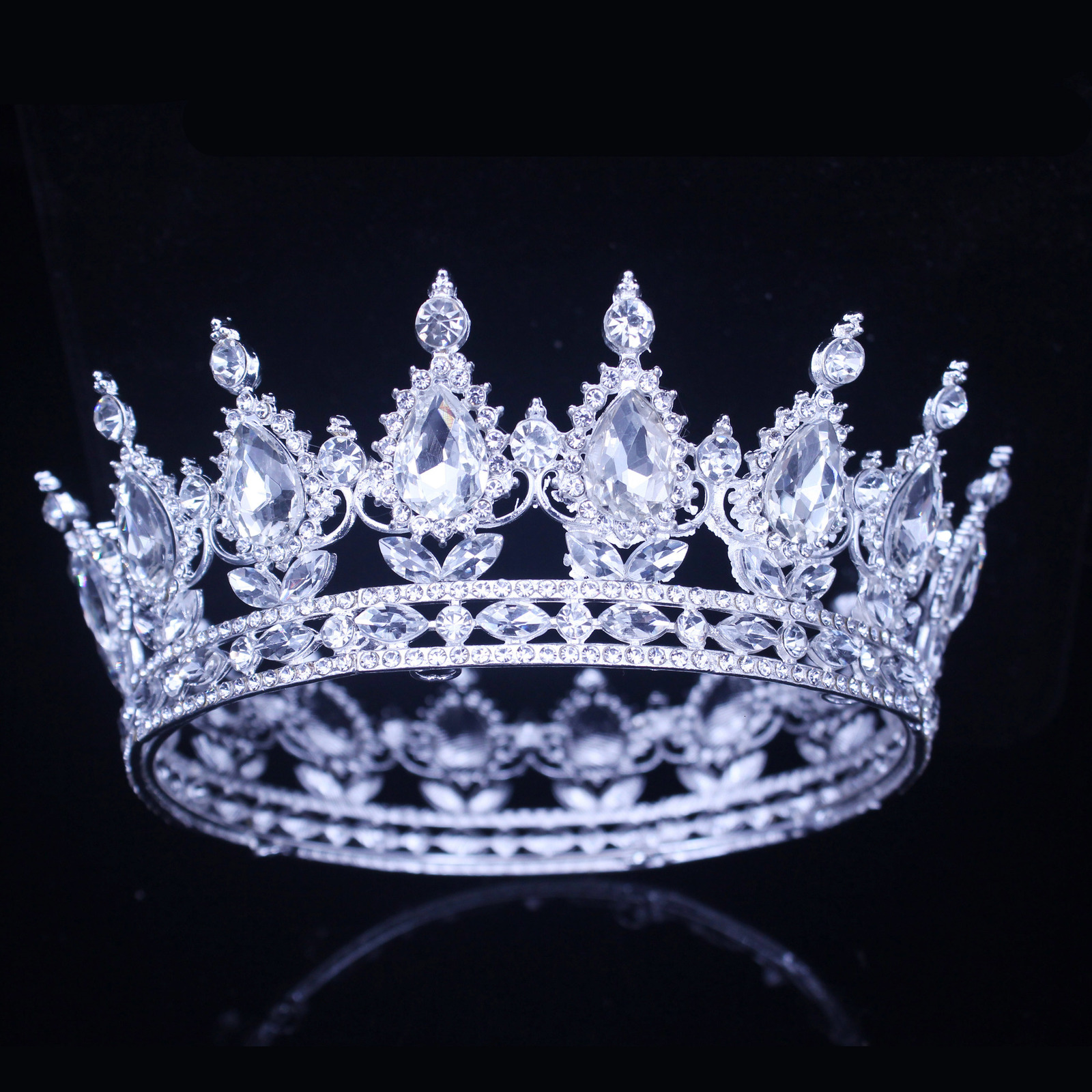 Wedding Hair Jewelry Vintage Queen King Tiaras and Crowns Bridal Head Accessorie diadem Pageant Headpiece Bride Ornament 230508