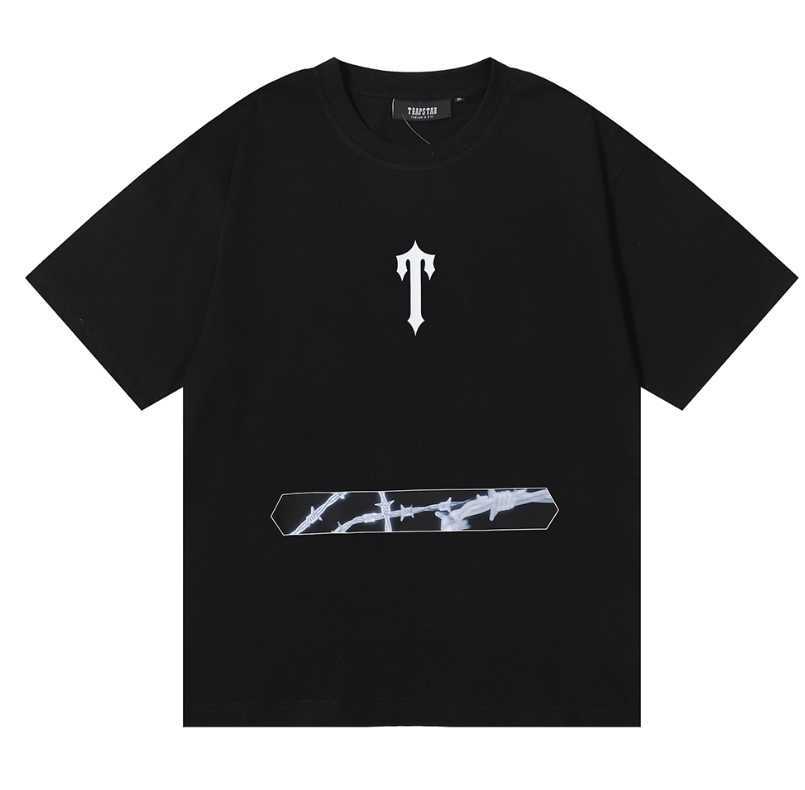 Designer Fashion Clothing Tshirt Tees Trapstar Barbed Wire Aow Tee Summer New Loose Casual Men's Women's Pure Cotton Short Sleeve T-shirt Luxury Casual Streetwear Tops, Black
Designer Fashion Clothing Tshirt Tees Trapstar Barbed Wire Aow Tee Summer New Loose Casual Men's Women's Pure Cotton Short Sleeve T-shirt Luxury Casual Streetwear Tops, Black