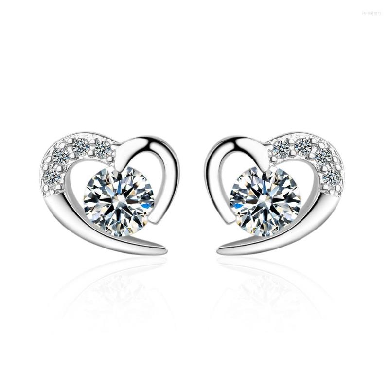 Stud Earrings 925 Sterling Silver Women High Quality Heart Shiny Zircon Fashion Gifts Jewelry Wholesale Christmas
Stud Earrings 925 Sterling Silver Women High Quality Heart Shiny Zircon Fashion Gifts Jewelry Wholesale Christmas