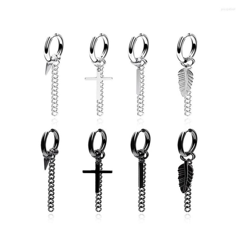 Dangle Earrings 1 Pcs Fasion Tassel Drop Stainless Steel Cross Feather Pendant Unisex Jewelry Accessories
Dangle Earrings 1 Pcs Fasion Tassel Drop Stainless Steel Cross Feather Pendant Unisex Jewelry Accessories