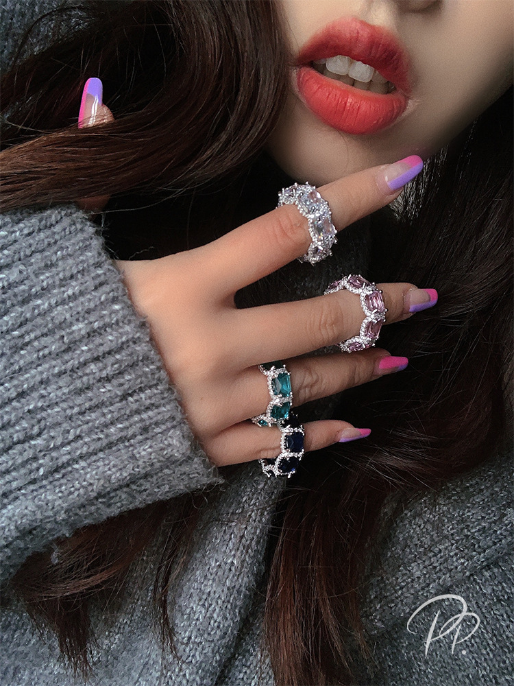 Eternity Square Gemstone Promise ring 925 Sterling silver Party Wedding Band Rings for women Bridal Finer Jewelry Gift
Eternity Square Gemstone Promise ring 925 Sterling silver Party Wedding Band Rings for women Bridal Finer Jewelry Gift