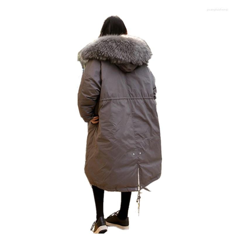 Women' Trench Coats 2023 Winter Women Jacket Coat Fashion Large Fur Collar Hooded Down Cotton Thick Warm Padded Parka, Gray
Women' Trench Coats 2023 Winter Women Jacket Coat Fashion Large Fur Collar Hooded Down Cotton Thick Warm Padded Parka, Gray