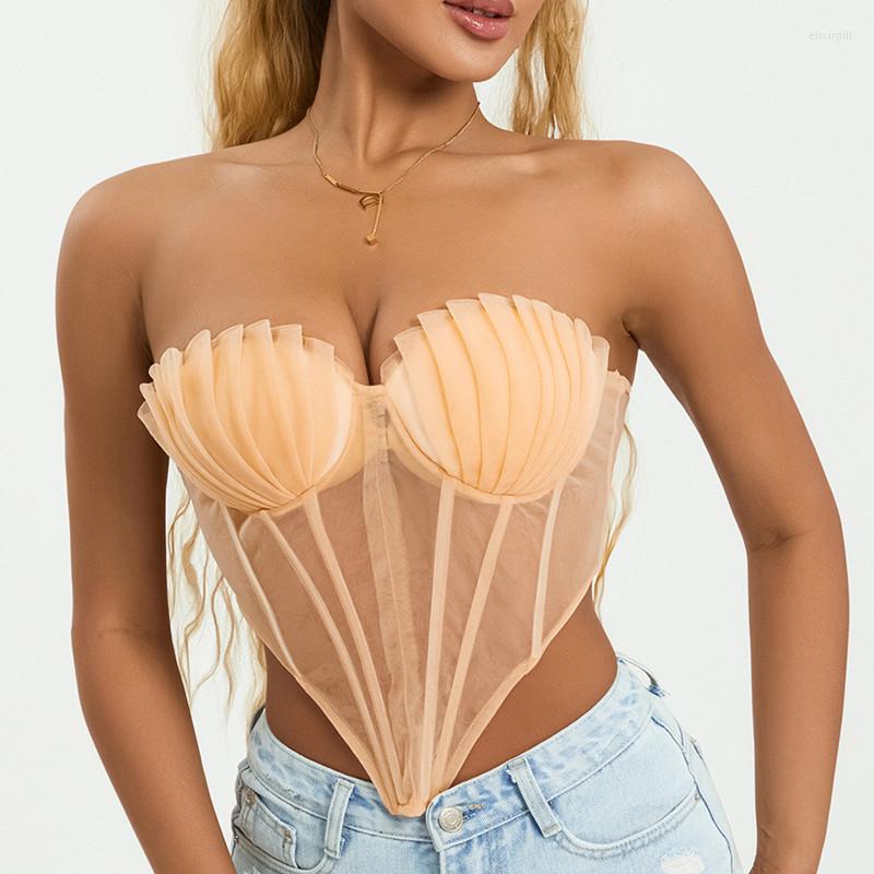 Women' Tanks Women Tube Tops Sexy See Through Crop Summer Clothes 2023 Strapless Backless Lacing Pleated Irregular Vest Club Streetwear
Women' Tanks Women Tube Tops Sexy See Through Crop Summer Clothes 2023 Strapless Backless Lacing Pleated Irregular Vest Club Streetwear