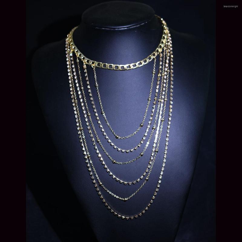 Chains Personality Hip Hop Body Chain Sweatestinal Fashion Aluminum Collapsed Drill Ball Necklace Simple Shiny Stre
Chains Personality Hip Hop Body Chain Sweatestinal Fashion Aluminum Collapsed Drill Ball Necklace Simple Shiny Stre