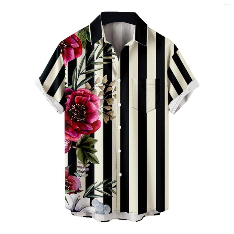 Men's Casual Shirts Fashion Hawaiian For Men 2023 Summer Stripe Print Short Sleeved Shirt Mens Elegant Flower Camisas Y Blusas, Red
Men's Casual Shirts Fashion Hawaiian For Men 2023 Summer Stripe Print Short Sleeved Shirt Mens Elegant Flower Camisas Y Blusas, Red