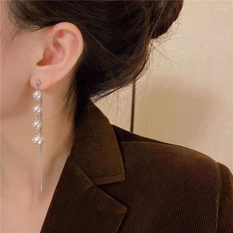 Dangle Earrings 2023 Fashion Vintage Glossy Arc Bar Long Thread Tassel Drop For Women Silver Color Pearl Jewelry Hanging Pendientes
Dangle Earrings 2023 Fashion Vintage Glossy Arc Bar Long Thread Tassel Drop For Women Silver Color Pearl Jewelry Hanging Pendientes
