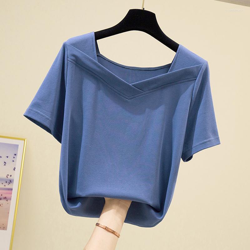 Women' T Shirts Camisetas De Mujer V Neck Shirt Women Cotton Tee 2023 Summer Tops Korean Clothes Womens Casual Loose Short Sleeve Tshirt, Black
Women' T Shirts Camisetas De Mujer V Neck Shirt Women Cotton Tee 2023 Summer Tops Korean Clothes Womens Casual Loose Short Sleeve Tshirt, Black