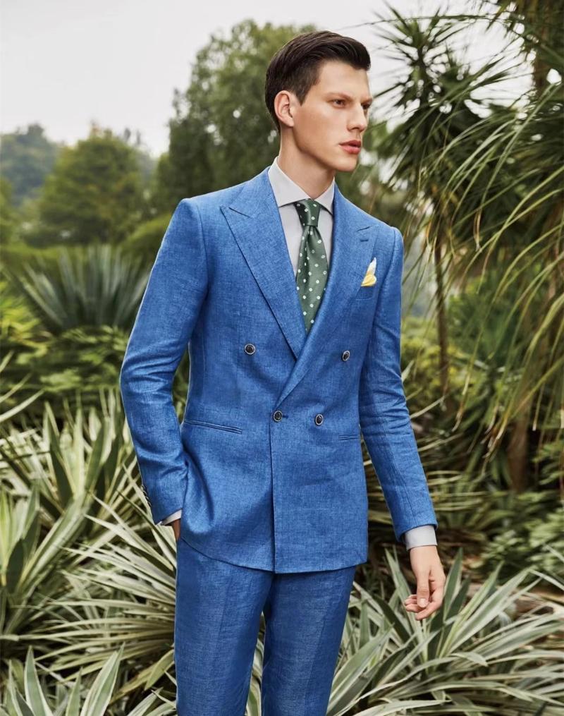Men's Suits & Blazers Wedding Suit Groom Blue Linen Smoking Jacket Pants Men Double Breasted Tuxedo 2 Pieces Slim Mens Custom GroomMen's
Men's Suits & Blazers Wedding Suit Groom Blue Linen Smoking Jacket Pants Men Double Breasted Tuxedo 2 Pieces Slim Mens Custom GroomMen's