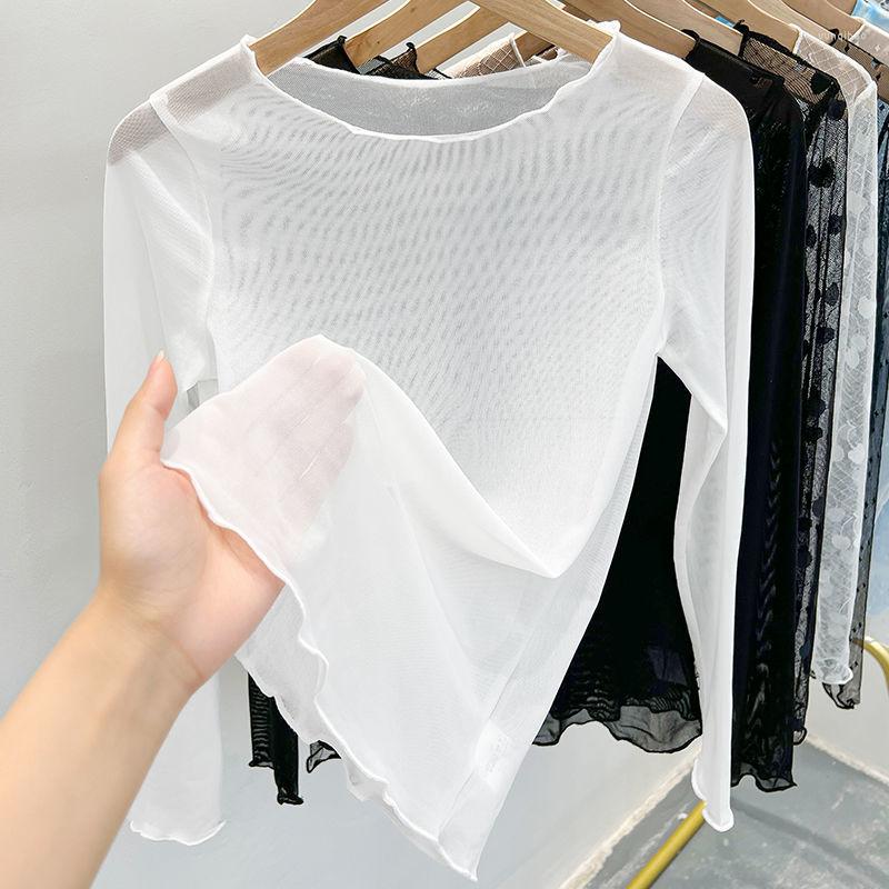 Women's T Shirts Blouse Women's Summer Transparent Sunscreen T-shirt 2023 Long Sleeve Lace Pullover Elegant Fashion Gauze Bottom Top, Black
Women's T Shirts Blouse Women's Summer Transparent Sunscreen T-shirt 2023 Long Sleeve Lace Pullover Elegant Fashion Gauze Bottom Top, Black